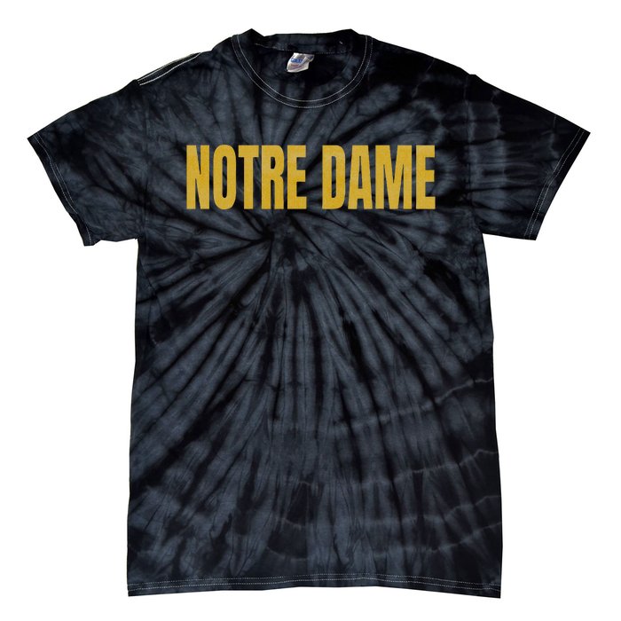 N.O.T.R.E D.A.M.E. Is A Cathedral In France Tie-Dye T-Shirt