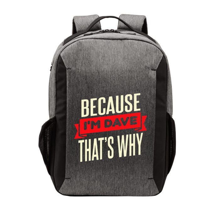 Name Dave IM Dave Vector Backpack