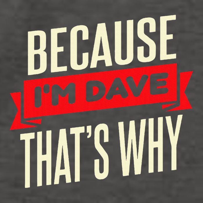 Name Dave IM Dave Vector Backpack