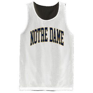 N.O.T.R.E D.A.M.E Indiana Design Mesh Reversible Basketball Jersey Tank