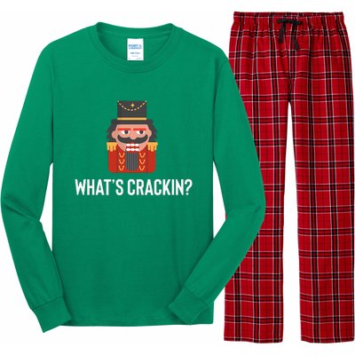 Nutcracker Dance Joke Russian Ballet Whats Crackin Long Sleeve Pajama Set