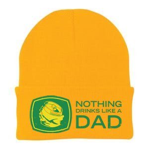 Nothing Drinks Like A Dad Knit Cap Winter Beanie