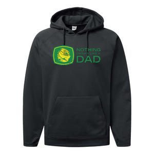 Nothing Drinks Like A Dad Performance Fleece Hoodie