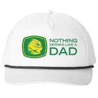 Nothing Drinks Like A Dad Snapback Five-Panel Rope Hat