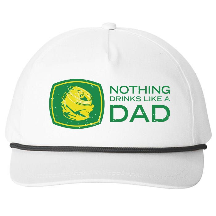 Nothing Drinks Like A Dad Snapback Five-Panel Rope Hat