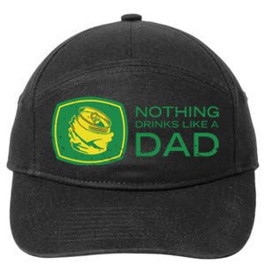 Nothing Drinks Like A Dad 7-Panel Snapback Hat