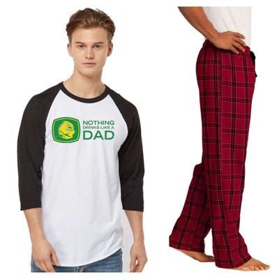 Nothing Drinks Like A Dad Raglan Sleeve Pajama Set