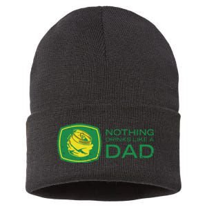 Nothing Drinks Like A Dad Sustainable Knit Beanie