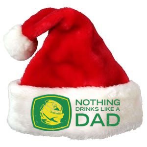 Nothing Drinks Like A Dad Premium Christmas Santa Hat