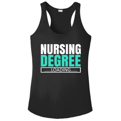 Nursing Degree Loading Medical Nursing School Future Nurse Gift Ladies PosiCharge Competitor Racerback Tank