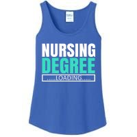 Nursing Degree Loading Medical Nursing School Future Nurse Gift Ladies Essential Tank