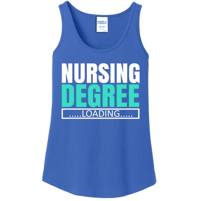 Nursing Degree Loading Medical Nursing School Future Nurse Gift Ladies Essential Tank