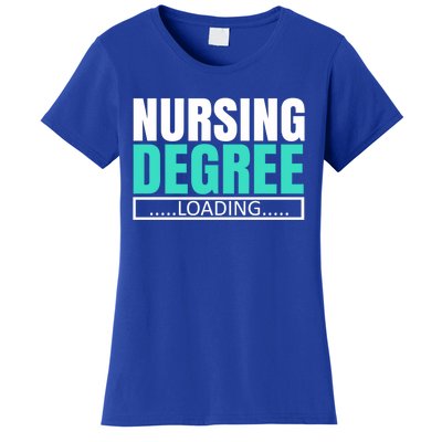 Nursing Degree Loading Medical Nursing School Future Nurse Gift Women's T-Shirt