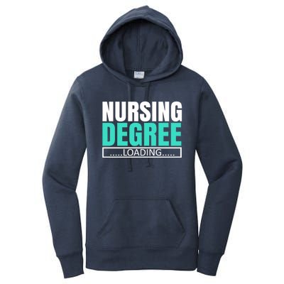 Nursing Degree Loading Medical Nursing School Future Nurse Gift Women's Pullover Hoodie