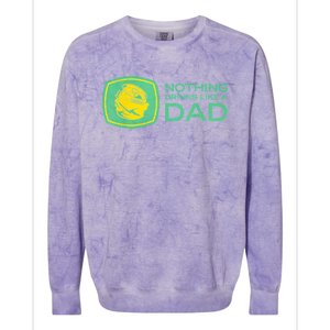 Nothing Drinks Like A Dad Colorblast Crewneck Sweatshirt