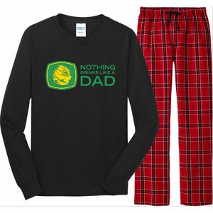 Nothing Drinks Like A Dad Long Sleeve Pajama Set