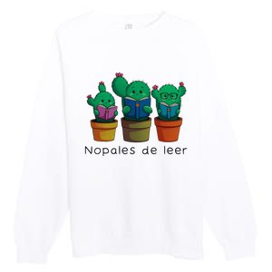 Nopales De Leer Premium Crewneck Sweatshirt