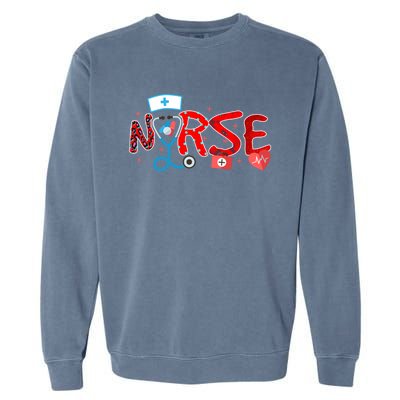 Nurse Day Life Nurses Week Healthcare Nursing Gift Garment-Dyed Sweatshirt