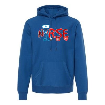 Nurse Day Life Nurses Week Healthcare Nursing Gift Premium Hoodie