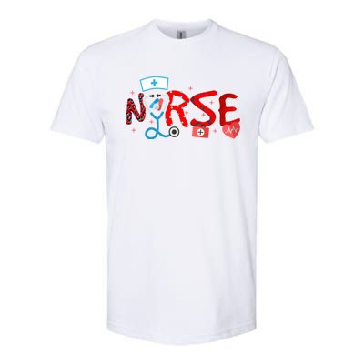 Nurse Day Life Nurses Week Healthcare Nursing Gift Softstyle CVC T-Shirt