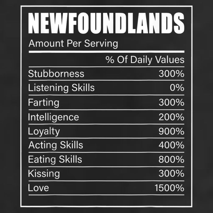Newfoundland Dog Lover Newfoundland Facts Newfoundland 7 Panel Mesh Trucker Snapback Hat