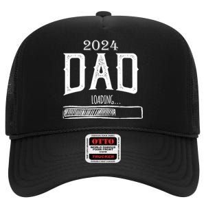 New Dad Loading 2024 High Crown Mesh Back Trucker Hat