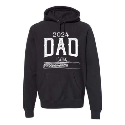 New Dad Loading 2024 Premium Hoodie