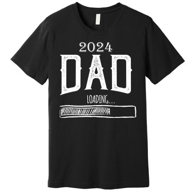 New Dad Loading 2024 Premium T-Shirt