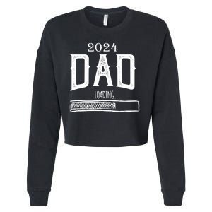 New Dad Loading 2024 Cropped Pullover Crew