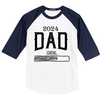 New Dad Loading 2024 Baseball Sleeve Shirt