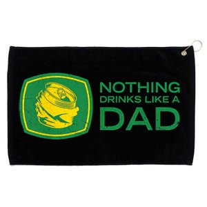 Nothing Drinks Like A Dad Grommeted Golf Towel