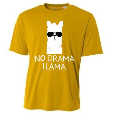 No Drama Llama Alpaca With Sunglasses Llama Lovers Gift Cooling Performance Crew T-Shirt