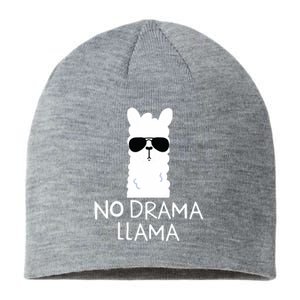 No Drama Llama Alpaca With Sunglasses Llama Lovers Gift Sustainable Beanie