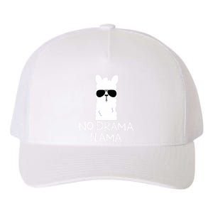 No Drama Llama Alpaca With Sunglasses Llama Lovers Gift Yupoong Adult 5-Panel Trucker Hat