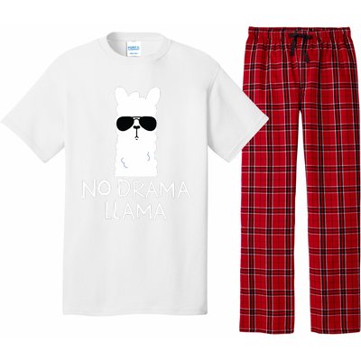 No Drama Llama Alpaca With Sunglasses Llama Lovers Gift Pajama Set