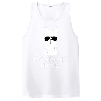 No Drama Llama Alpaca With Sunglasses Llama Lovers Gift PosiCharge Competitor Tank