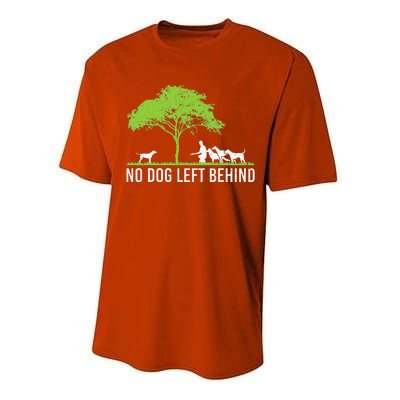 No Dog Left Behind Cute Owner Walker Paw Puppy Love Clothes Performance Sprint T-Shirt