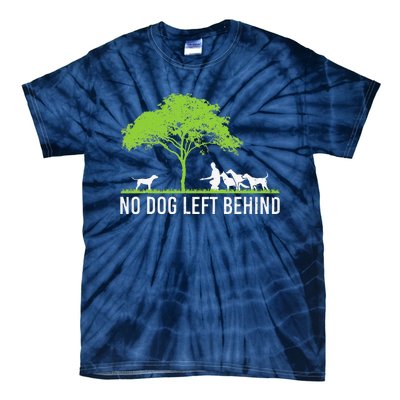 No Dog Left Behind Cute Owner Walker Paw Puppy Love Clothes Tie-Dye T-Shirt