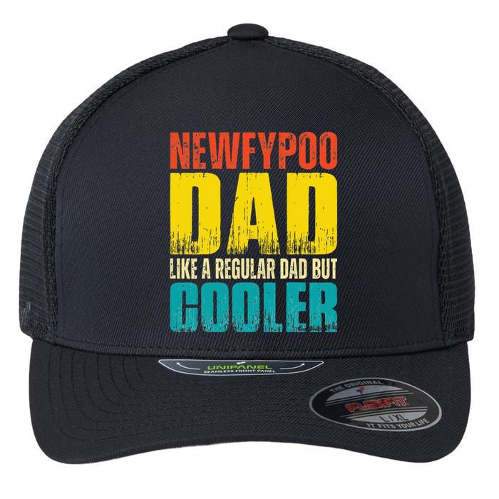 Newfypoo Dad Like a Regular Dad but Cooler Flexfit Unipanel Trucker Cap