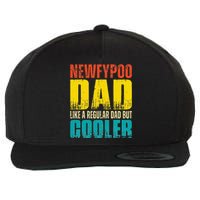 Newfypoo Dad Like a Regular Dad but Cooler Wool Snapback Cap