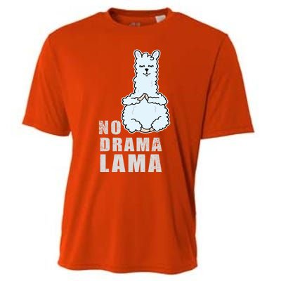 No Drama Llama Mama Camelid Alpaca Peace And Zen Yoga Gift Cooling Performance Crew T-Shirt