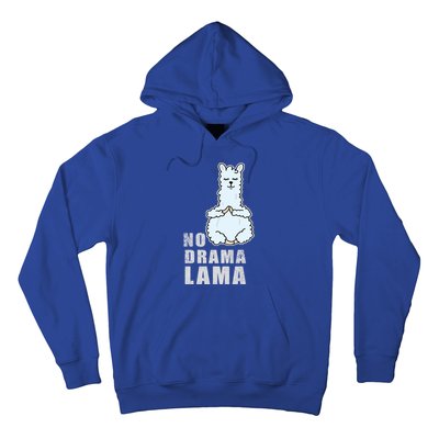 No Drama Llama Mama Camelid Alpaca Peace And Zen Yoga Gift Hoodie