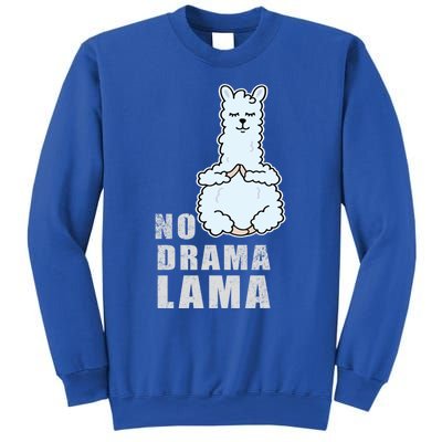 No Drama Llama Mama Camelid Alpaca Peace And Zen Yoga Gift Sweatshirt