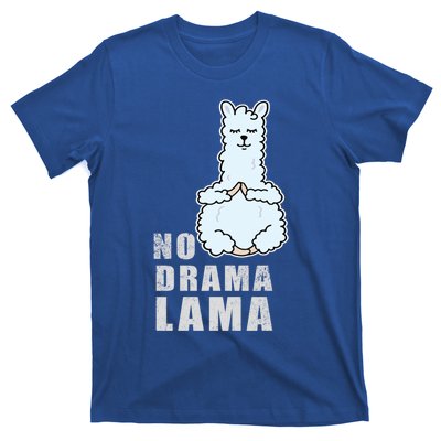 No Drama Llama Mama Camelid Alpaca Peace And Zen Yoga Gift T-Shirt