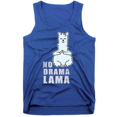 No Drama Llama Mama Camelid Alpaca Peace And Zen Yoga Gift Tank Top