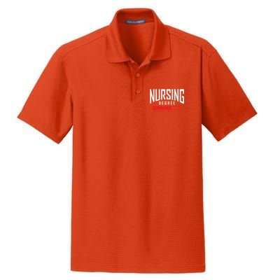 Nursing Degree Loading Future Nurse Nursing School Nurse Great Gift Dry Zone Grid Polo