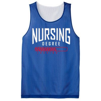 Nursing Degree Loading Future Nurse Nursing School Nurse Great Gift Mesh Reversible Basketball Jersey Tank