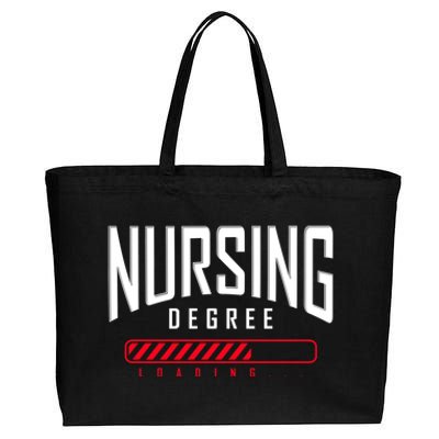 Nursing Degree Loading Future Nurse Nursing School Nurse Great Gift Cotton Canvas Jumbo Tote