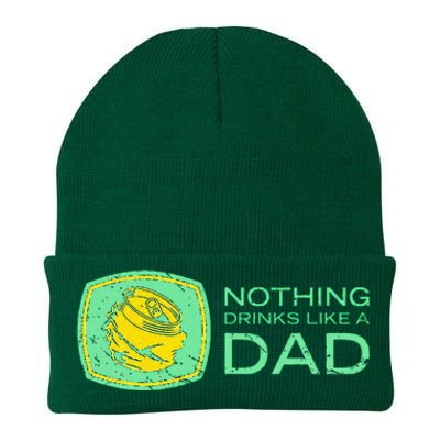 Nothing Drinks Like A Dad Knit Cap Winter Beanie