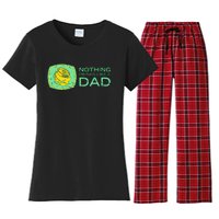 Nothing Drinks Like A Dad Women's Flannel Pajama Set